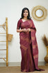 Vasthrlay Kanjivaram Unstitched Saree
