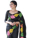Vasthrlay Womens Jacquard Unstitched Lavender Saree