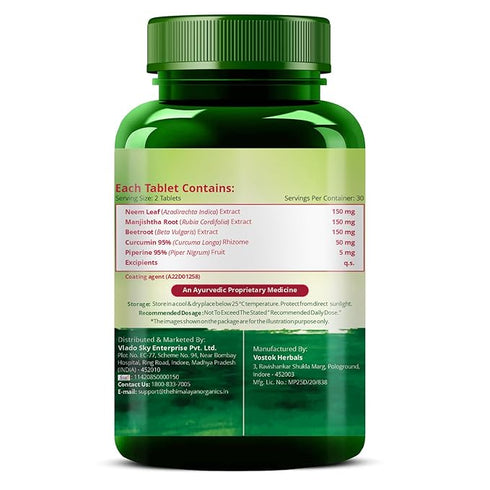 Himalayan Organics Plant Based Blood Detox Tablets