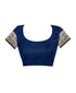 Vasthrlay Royal Blue San Pari Saree