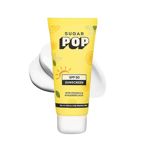 SUGAR POP SPF 50 Sunscreen with PA+++ for UVA, UVB & Blue Light Protection