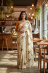 Vasthrlay Vichitra Embroidery Brown Black