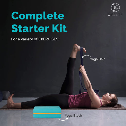 Wiselife Yoga Props Basic Combo