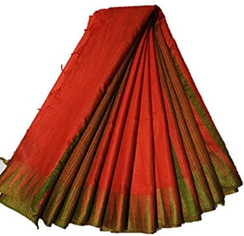 Vasthrlay Handloom Bhagalpuri Blouse Maroon