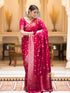 Vasthrlay Banarasi Kanjivaram Wedding Pari 165 Saree With Blouse Piece