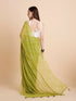 Vasthrlay Chiffon Bandhani Printed Teal Saree