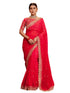 Vasthrlay Weaving Dark Saree