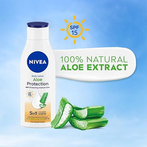 Nivea Body Lotion Aloe Protection With Spf 15
