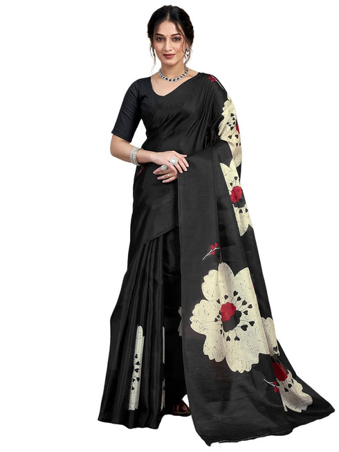 Vasthrlay Bhagalpuri Printed Unstitched 4160s232n Black3
