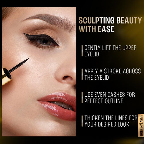 Lakme Absolute Shine Liquid Eye Liner Black