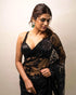 VasthrlayGeorgette Embroidered Unstitched Black Free Ethnic Wear