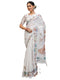 Vasthrlay Printed White1 White Saree