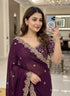 Vasthrlay Georgette Embroidery Saree Embellishments