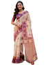 Vasthrlay Shimmer Printed Unstitched Light Green Saree