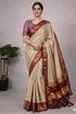 Vasthrlay Traditional Matching Unstitched Orangeblack