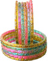 JPS Viral Kashmiri Ghungroo Gold-Plated Glass Bangles Set
