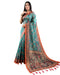 Vasthrlay Multicolor Contrast Kalamkari Unstitched
