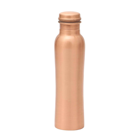 Copper Bottle with Curvy Design 1 Ltr