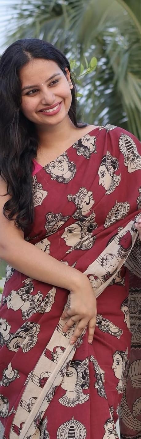 Vasthrlay Kalamkari Cotton Linen Traditional Mythological