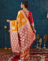 Vasthrlay Banarasi Jacquard Unstitched White Saree