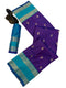 Vasthrlay Kanjivaram Floral Design Contrast Seagreen