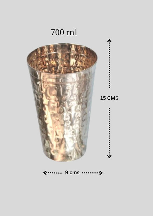 Stainless Steel Lassi Glass Set