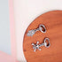 M Men Style Men Fatima Hamsa Hand Palm with Gothic Skeleton Head