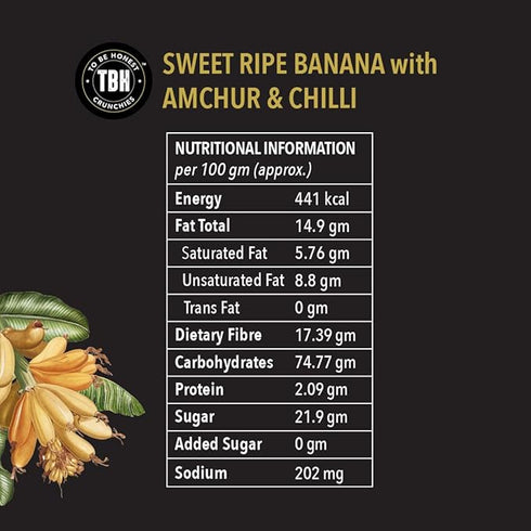 TBH Sweet Ripe Banana With Amchur And Chilli