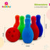Rubbabu Bowling Set |Six pins with one ball 5.5