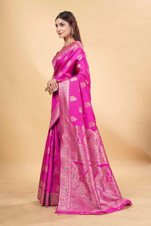 Vsathrlay Kanjivaram Banarasi Festival Wedding Ethnic Wear
