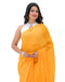 Vasthrlay Womens Printed Unstitched Peach Saree