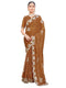 Vasthrlay Georgette Embroidery Dark Saree