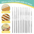 54 Pcs Aluminium Crochet Hook Set Ergonomic Handles Storage Case