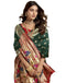 Vasthrlay Paithani Kanjivaram Unstitched Red Saree