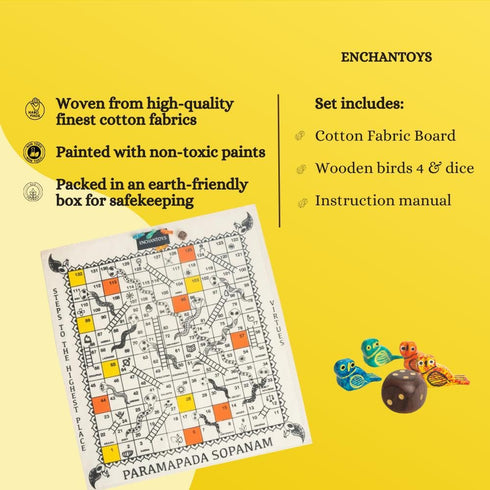 Parampada Sopanam Cotton Fabric Board Game
