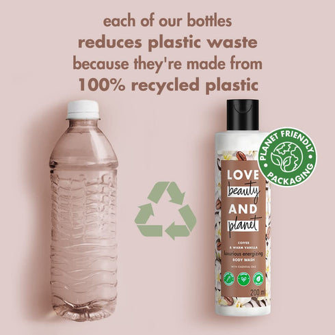 Love Beauty And Planet Coffee and Warm Vanilla Body Wash