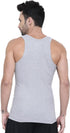 Dixcy Scott Cotton Rib Fabric Multicoloured Scoop Neck Sleeveless Men's Vests - Pack of 5 (#Victor-Derby-85 CM) (Color May Vary)