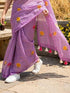 Vasthrlay Checked Pattern Tassels Unstitched