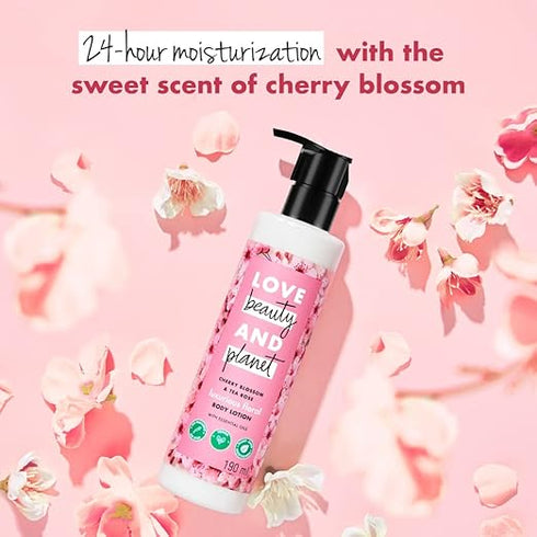 Love Beauty And Planet Cherry Blossom and Tea Rose Body Lotion