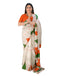 Vasthrlay Republic Tricolor Unstitched Multicolor Saree
