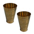 Pure Brass Handcrafted Lassi Glass | Pack of 2