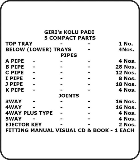 Giri Golu Padi| Compact Golu Stand