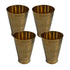 Pure Brass Handcrafted Lassi Glass | Pack of 4