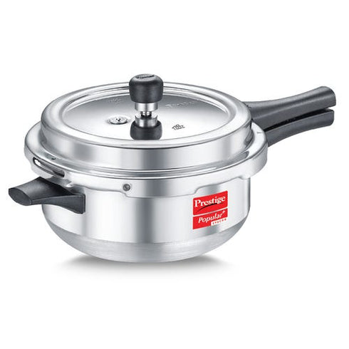 Prestige Popular Plus Svachh Aluminium Junior Deep Pan Pressure Cooker 4.0 L