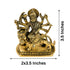 Brass Maa Durga Blessing Pose Statue 563g