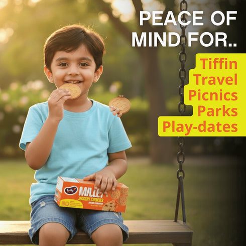 Early Foods Chota Pack Jowar Almond Jaggery Cookies