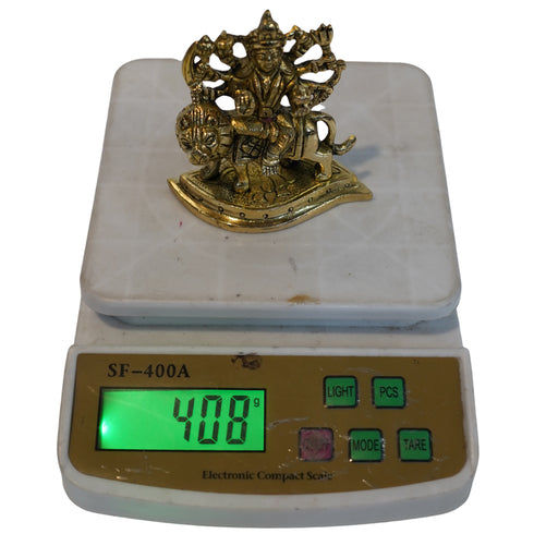 Brass Durga Idol for Home Temple Décor 408g