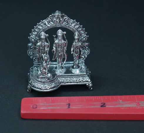Pure Silver Antique Ram Family 63.89g By Mahita Collections