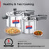 Prestige Nakshatra Essential Svachh Stainless Steel Pressure Cooker 5 L Combo