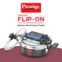 Prestige Svachh Flip-on Hard Anodised Gas And Induction Compatible Pressure Cooker 3 L